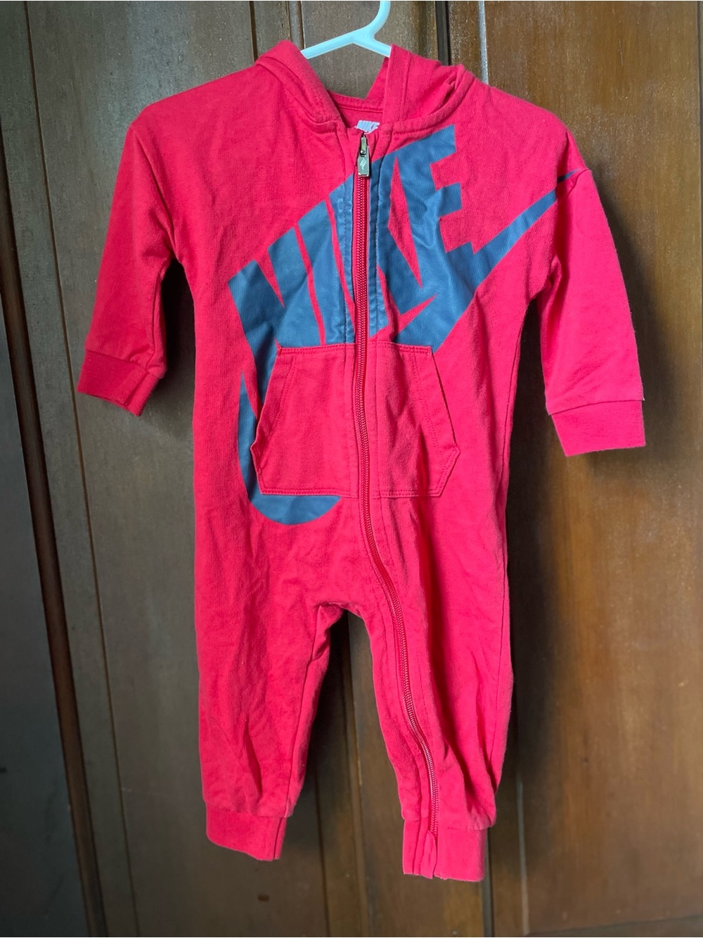 Nike baby size 12 month red one piece outfit